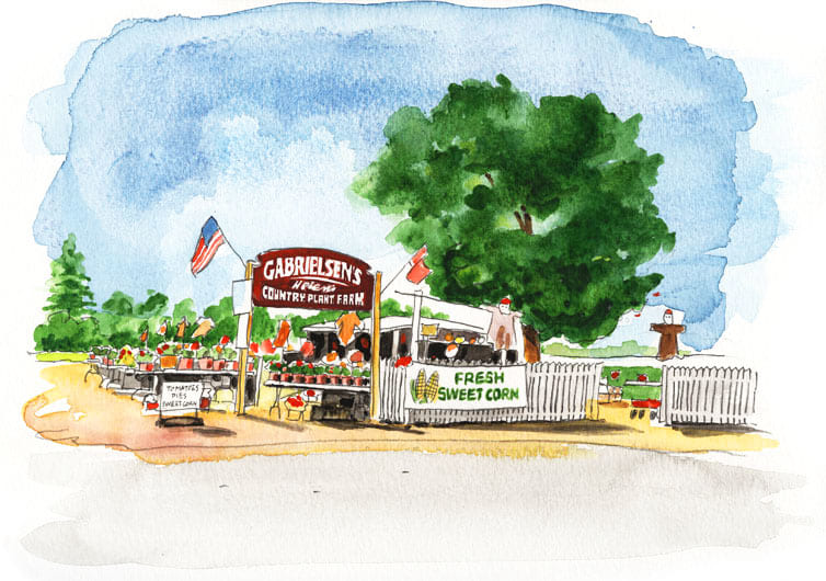 Gabrielsen's Country Plant Farm, Sound Avenue at Northville Turnpike.