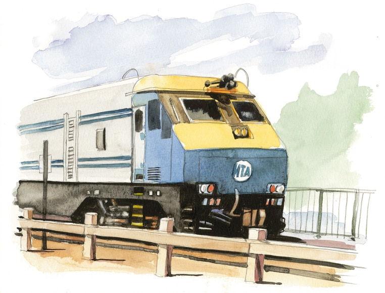 Greenport is the end of the line for the Long Island Railroad. In Greenport, trains are turned around on a turntable for the trip back to the city.