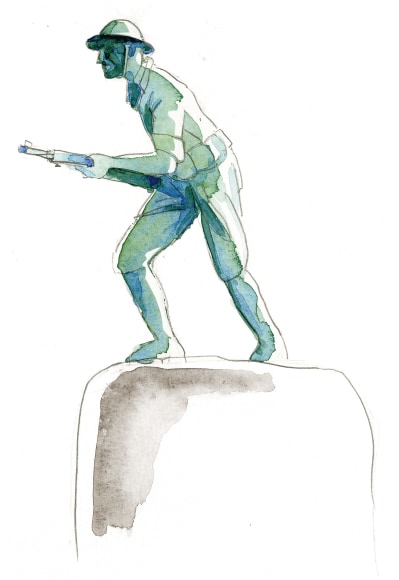 WWI Veteran's Memorial in Greenport.