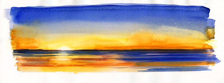 Sunset on the Long Island Sound