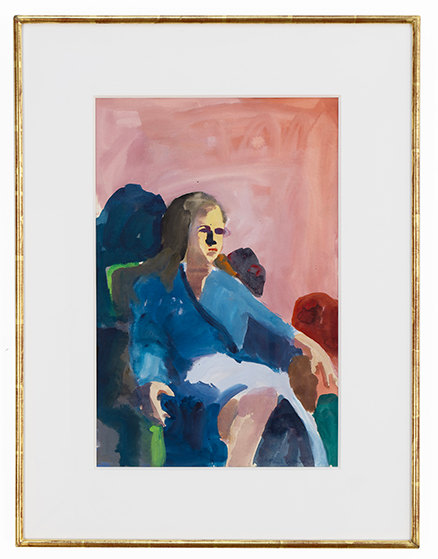 Paul Wonner B.J. in a Blue Robe, 1961