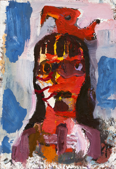 Brad Kahlhamer  Red Hawk, Headlands, 2016 