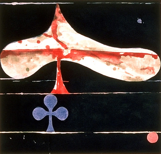 Richard Diebenkorn Spreading Spade, from Clubs and Spades, 1980