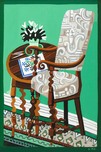 David Bates Armchair and Table, 2019