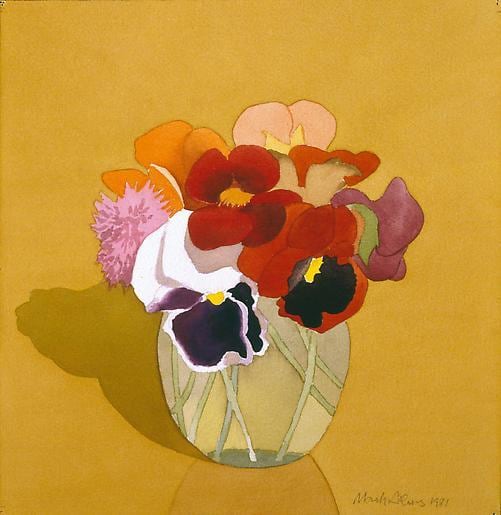 Mixed Bouquet in Glass Vase