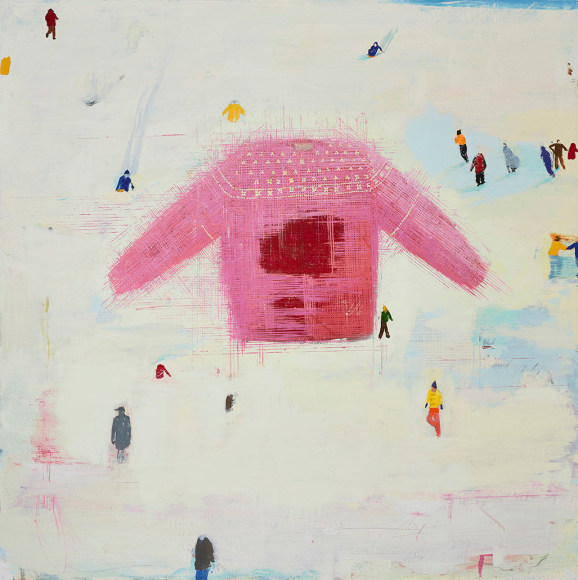 Christopher Brown Wool and Snow, 2017    