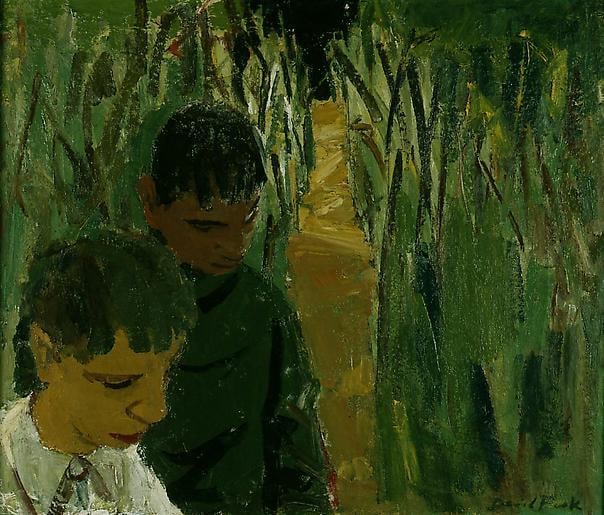 David Park Figures in a Landscape