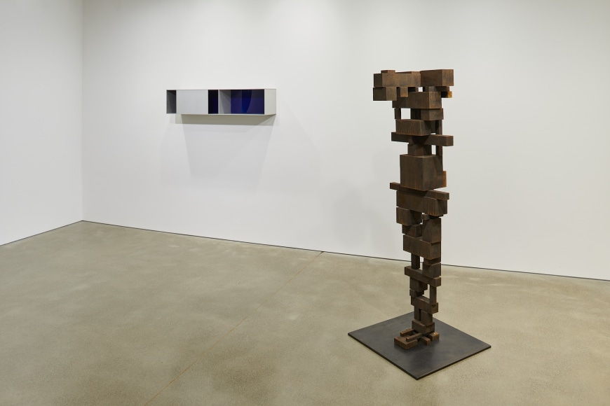 Installation view of OBJECTively Speaking, 2020. 