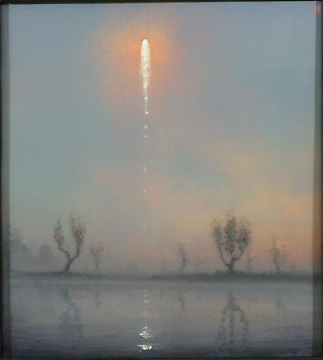 Stephen Hannock Orchard Flare at Dawn (Mass MoCA #105), 2009