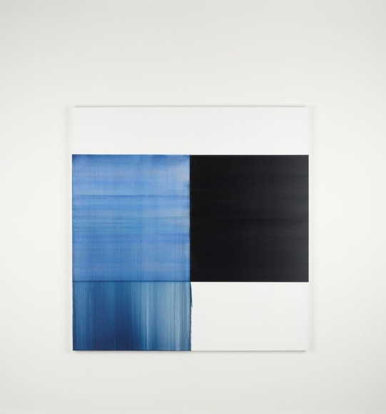 Callum Innes Exposed Painting Sapphire Blue, 2024
