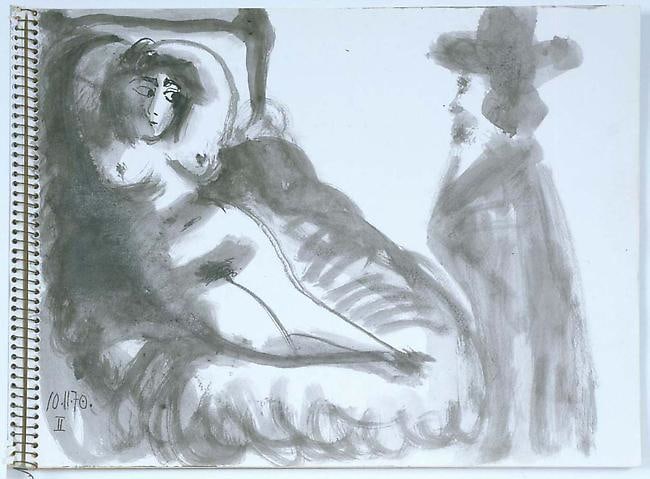 Reclining Woman and Gentleman