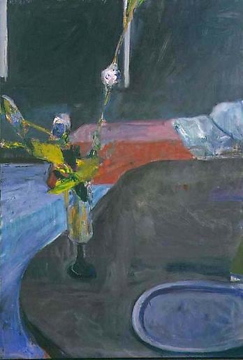 Richard Diebenkorn Interior: With Flowers, 1961