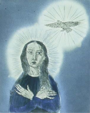 Kiki Smith Virgin with Dove