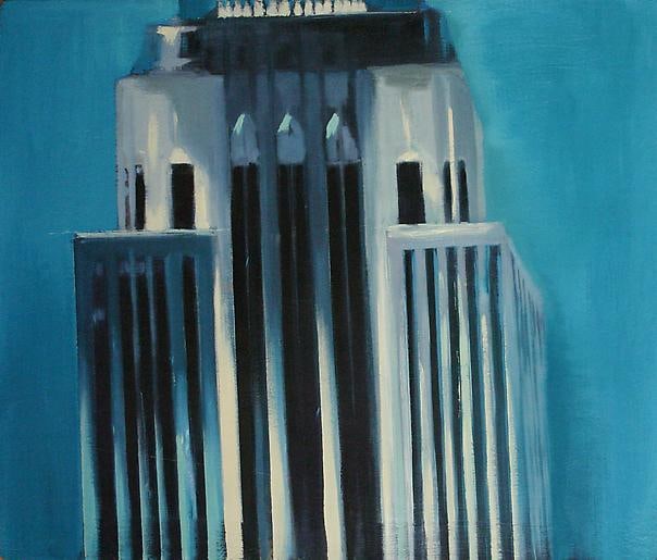 Empire 1997-2008 oil on linen mounted on panel