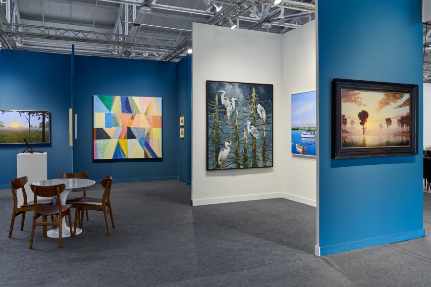Installation view of Booth B4. Photography by Glen Cheriton. 