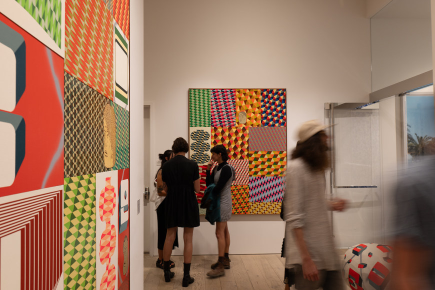 The opening reception for Barry McGee: Old Mystified on September 27, 2024.
