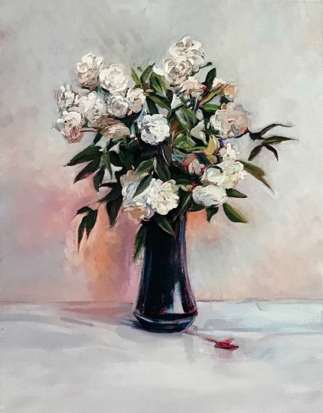 Sam McKinniss Fairy Roses (after Fantin-Latour), 2017