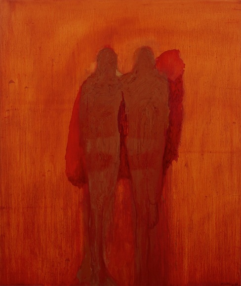 Nathan Oliveira Couple with Red, 2003