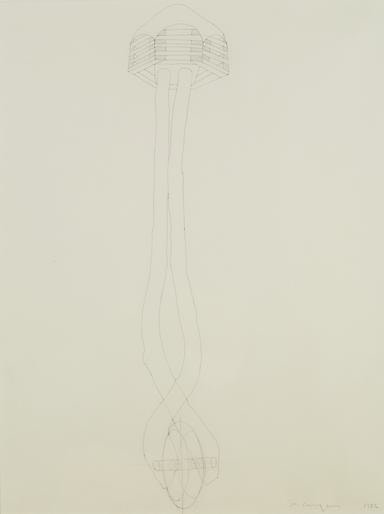 Martin Puryear Drawing for Sanctuary, 1982