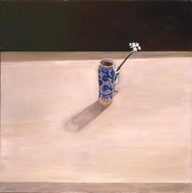 Paul Wonner Jar, Glass, Narcissus