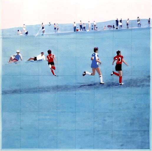 Isca Greenfield-Sanders Field and Hollow Road I, 2010
