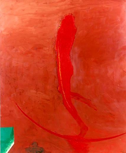 Nathan Oliveira Rocking Red Rocker