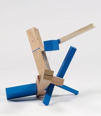 Untitled 2004 wood and casein