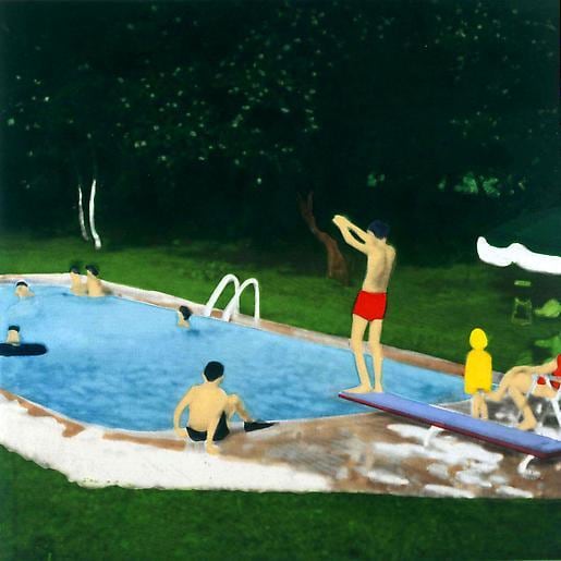 Isca Greenfield-Sanders Red Suit Bather