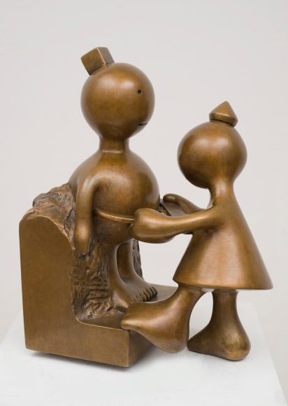Tom Otterness Cone Measuring Sphere, 2013