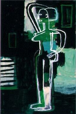 David Bates Standing Nude, 2002