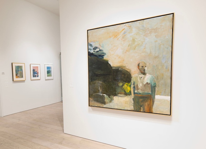 Installation image of Historical Bay Area Painters.&nbsp;