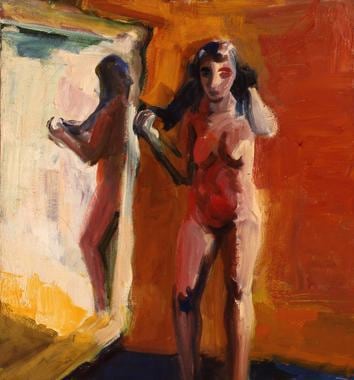 Elmer Bischoff Girl in Mirror