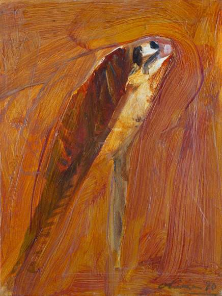 Nathan Oliveira Untitled Hawk #11, 1990