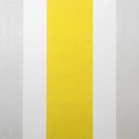Mary Corse Untitled (White, White, Yellow, Beveled), 2015