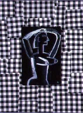 David Bates Interior I, 2002