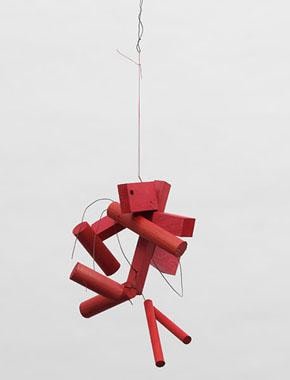 Untitled 2005 wood, wire and casein