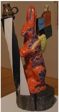 Robert Hudson Red Rabbit Bottle