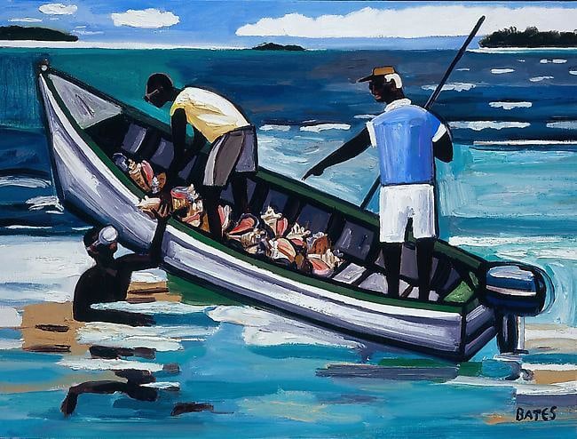 Conch Divers I - Andros