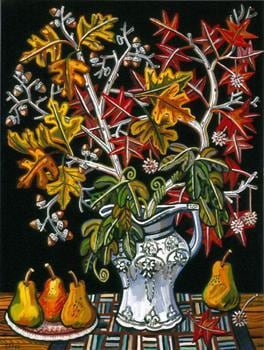 Oak, Sweet Gum, and Pears