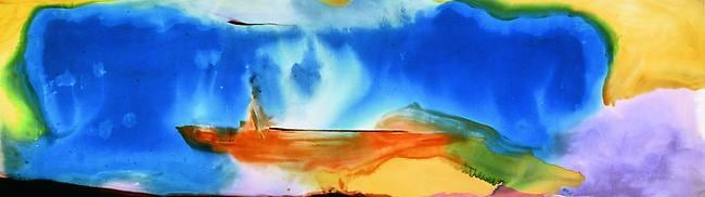 Helen Frankenthaler Moveable Blue, 1973