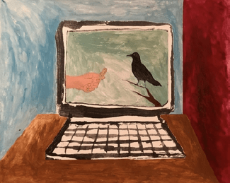 Chris Johanson I Like to Watch #2 (exchange), 2025