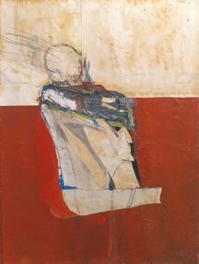 Nathan Oliveira Seated Mime