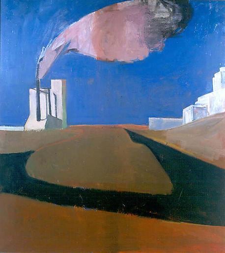 Bruce McGaw Chemical Plant by Freeway, Emeryville, c. 1961