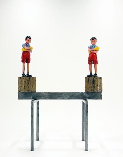 2 Guys on Polished Steel