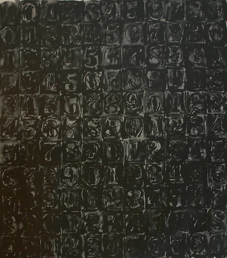 Numbers 1967 lithograph on Angoumois paper