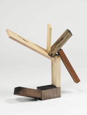 Untitled 2004 wood and casein