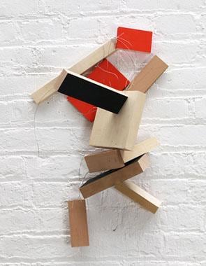 Untitled 2005 wood, wire and casein