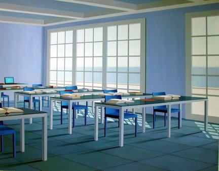 Blue Reading Room