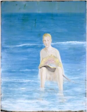 Loveliness 2005 oil and tar on canvas