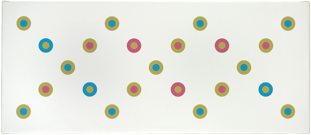 Bridget Riley, Closed Discs, 2010/1970